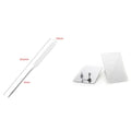 Stainless Steel Makeup Palette Tray & Mixing Spatula Set 2Pc Makeup Mixing Tool QXL ACE820