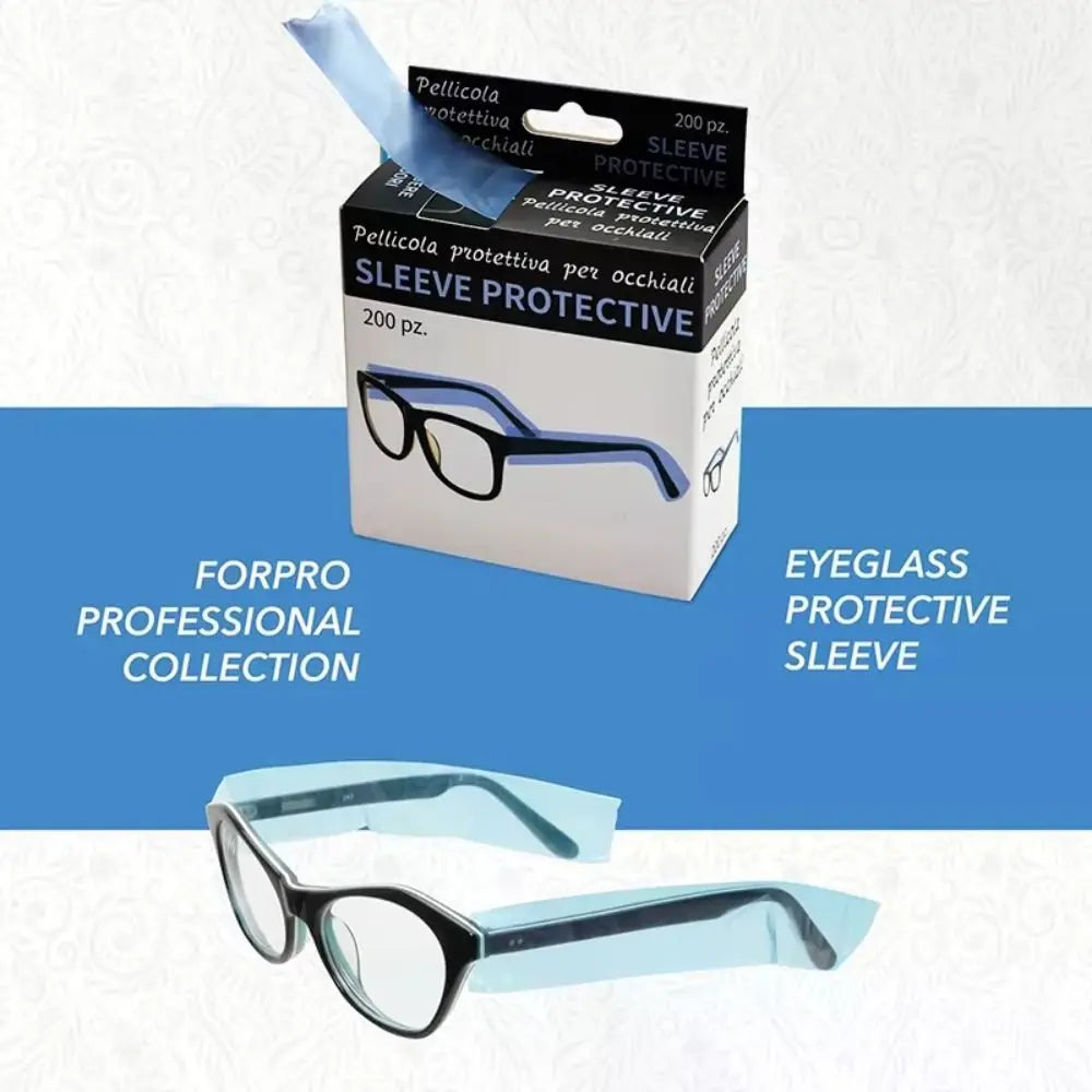 200-Pack Disposable Eyeglass Temple Covers | Hair Dye Protector Eyeglass Temple Covers QXL