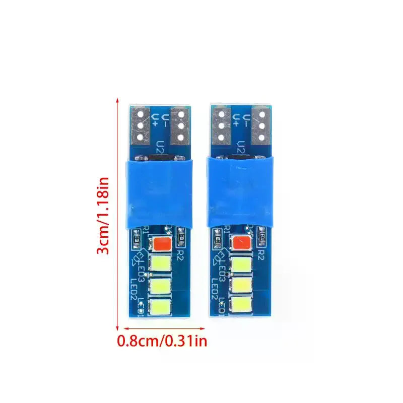 2-Pack T10 W5W LED Car Interior Bulbs – Error Free 5W Car Interior LED Bulb QXL
