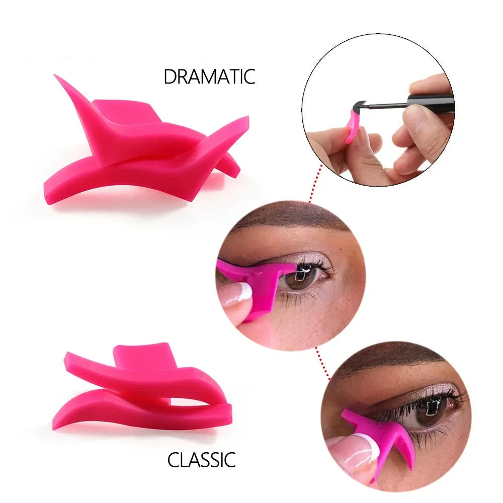 Cat Eye Eyeliner Stamp & Wing Stencil Tool | 1 Pair Eyeliner Stamp Tool QXL