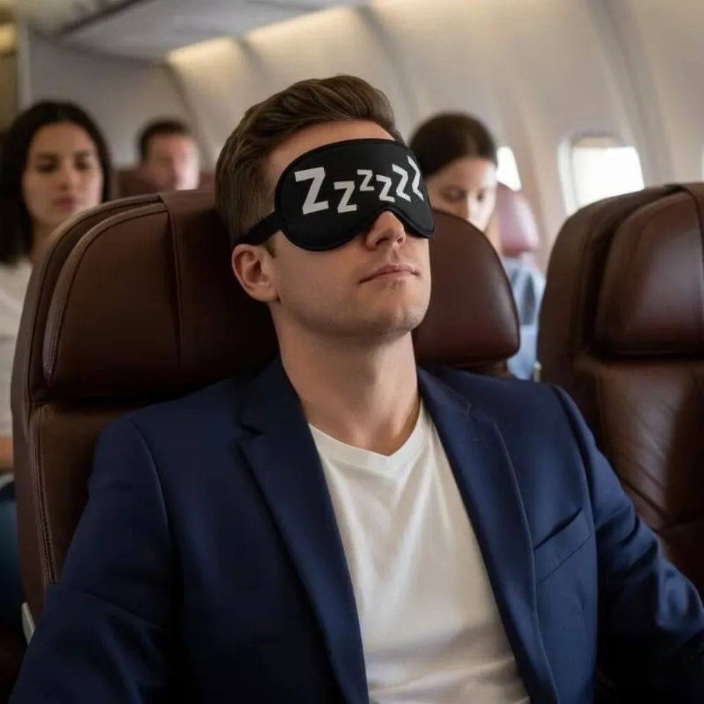 Cartoon Sleep Mask – Light Blocking Concave Eye Mask Unisex Sleep Eye Mask QXL