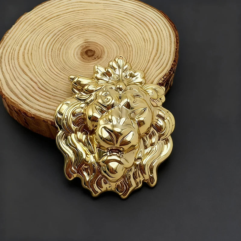 Lion Head Copper Brooch Pin | Women's Fashion Accessory Fashion Brooch Pin QXL