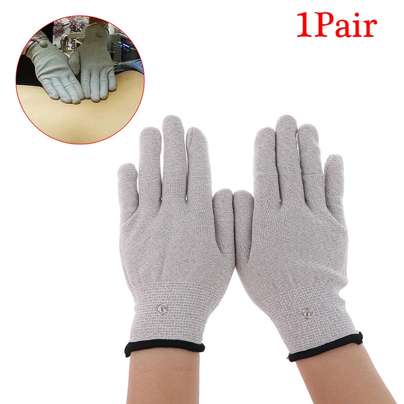 Silver Fiber Conductive Gloves for TENS & EMS Massage Devices Massage Device Accessory QXL
