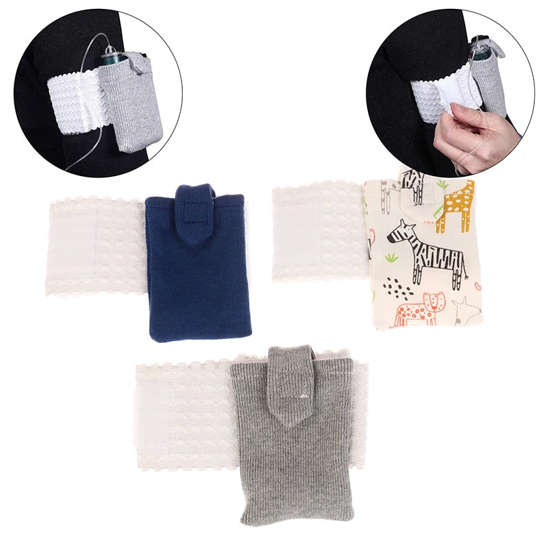 Elastic Arm Band Pouch for Insulin Pump & Supplies | YOVIP Insulin Pump Arm Pouch QXL