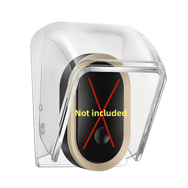 Transparent Doorbell Rain Cover | Outdoor Waterproof Box Doorbell Rain Cover QXL