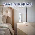 Retractable Power Strip 180° Rotating EU Plug Outlet Extender Retractable Power Strip QXL EU Plug