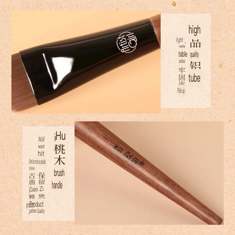 Angled Blade Foundation Brush | Seamless Flawless Coverage Foundation Makeup Brush QXL