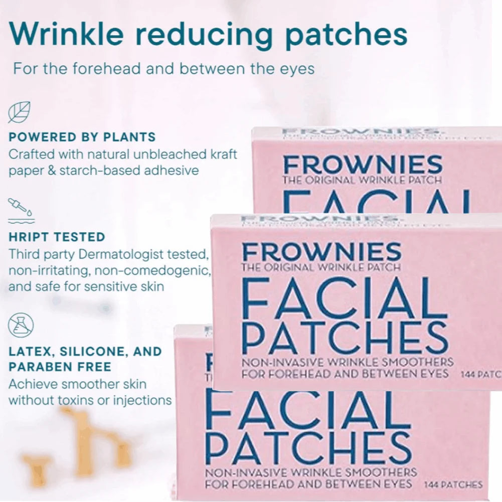 144-Pc Anti-Wrinkle Patches | Forehead & Face Lifting Anti-Wrinkle Patches QXL
