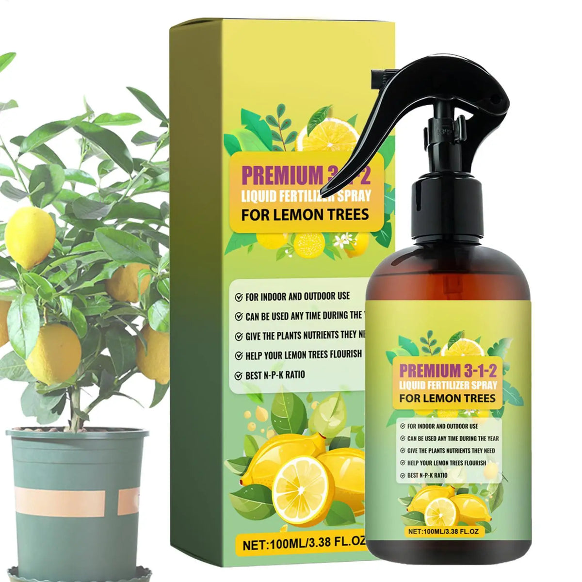 Liquid Plant Fertilizer Spray | Concentrated Growth Mist 100ml Liquid Plant Fertilizer QXL
