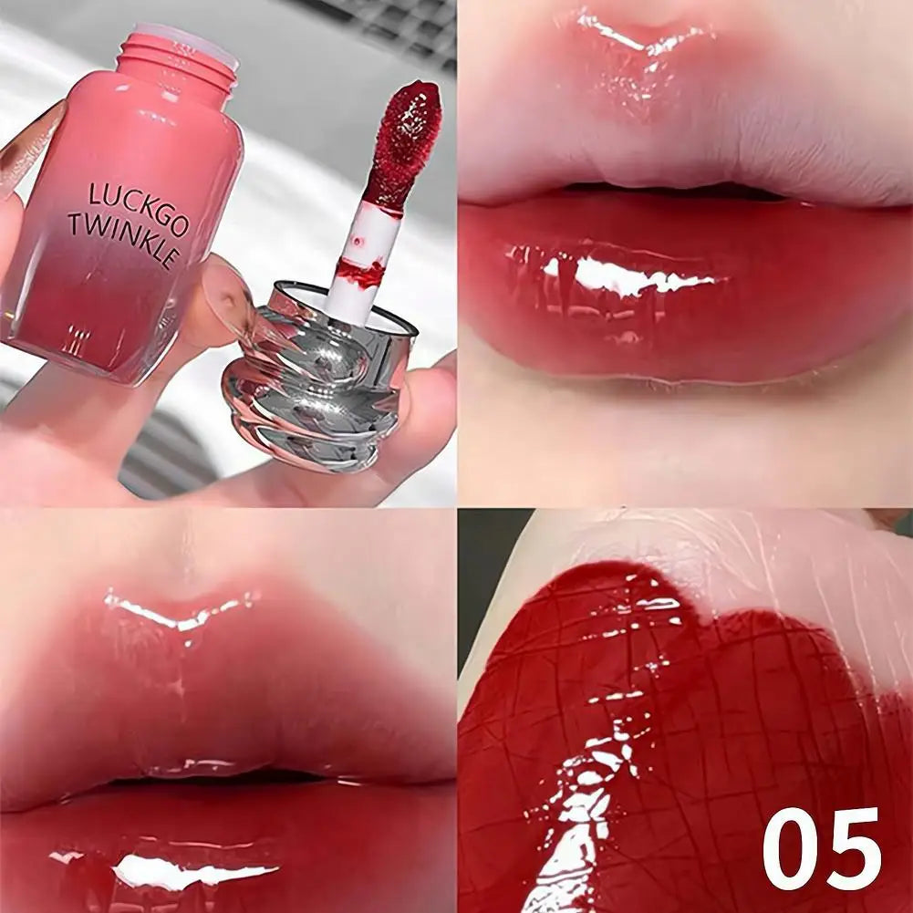 Mirror Lip Gloss | Waterproof High-Saturation Glossy Lip Tint Mirror Lip Gloss QXL