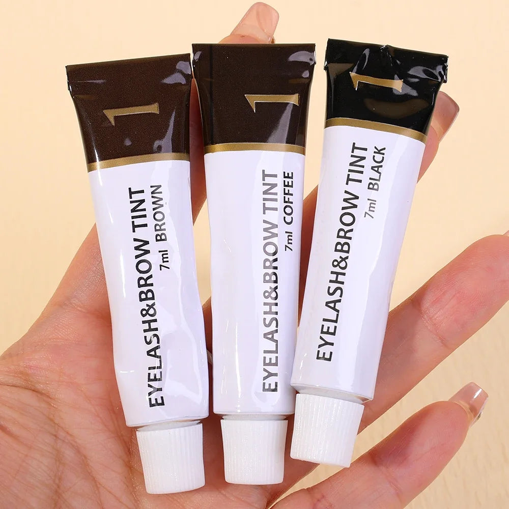 2-in-1 Semi-Permanent Eyebrow & Lash Tint Kit | Waterproof Eyebrow Tint Kit QXL