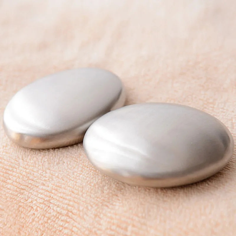 Stainless Steel Deodorizing Soap Bar | No Detergent Needed Deodorizing Soap Bar QXL
