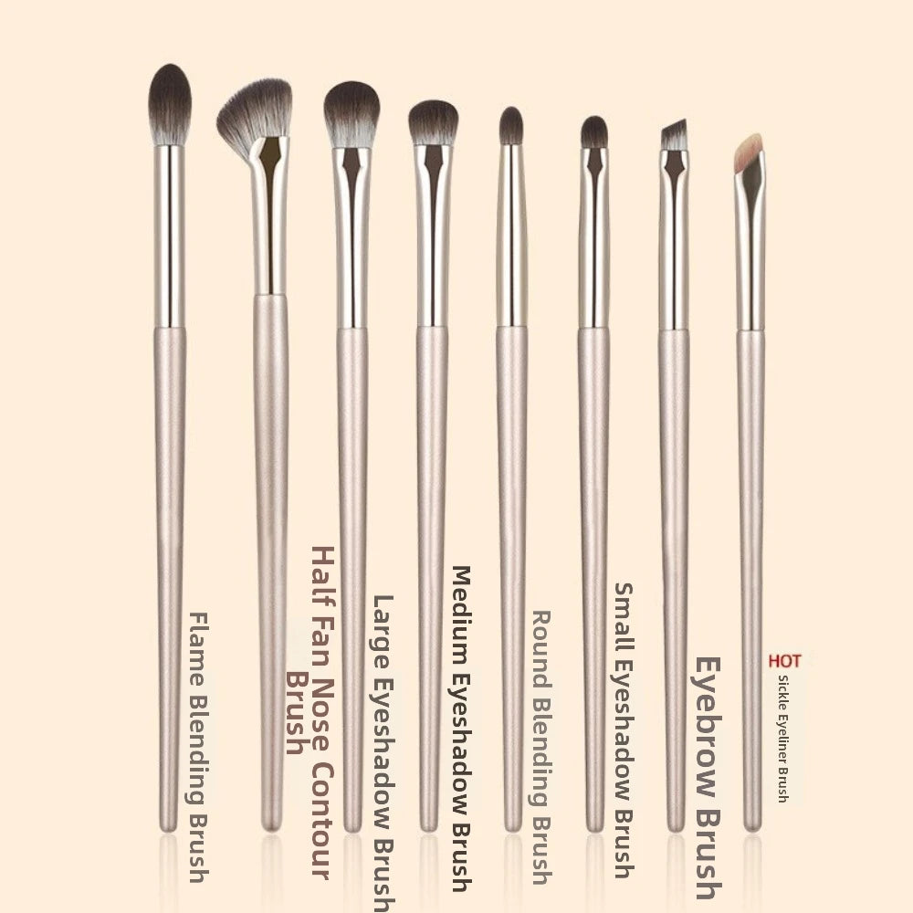 Angled Triangle Makeup Brush Set | Contour & Under-Eye Kit Makeup Brush Set QXL