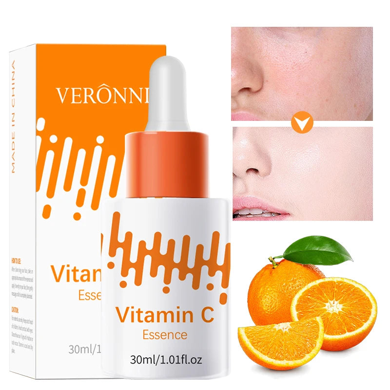 Vitamin C Brightening Face Serum – Hydrating & Fine Line Care Vitamin C Face Serum QXL vc