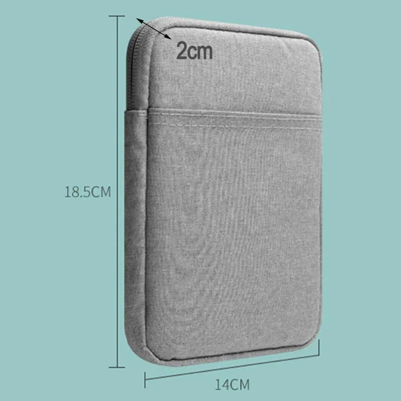6" Kindle Sleeve Case | Canvas & Cotton Lining – Fits Voyage E-Reader Sleeve Case QXL