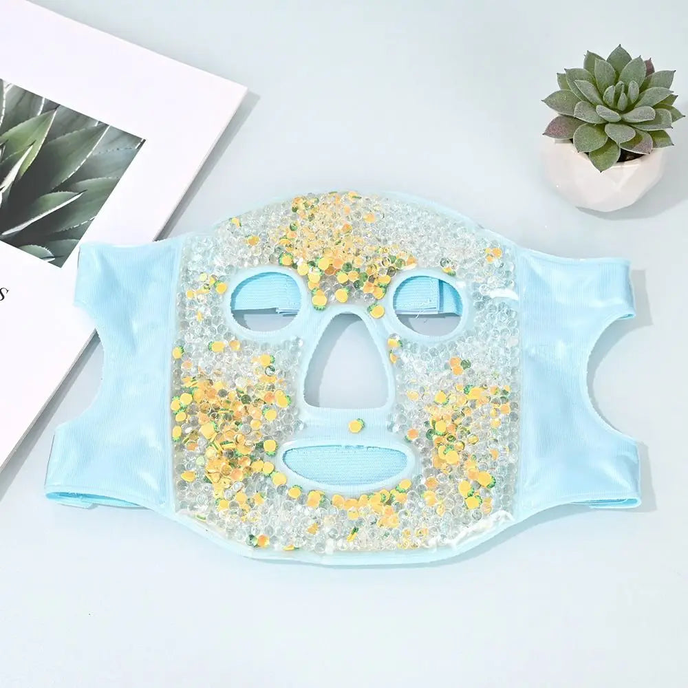 Cooling Gel Eye Mask | Reusable Hot & Cold Bead Compress Gel Eye Mask QXL