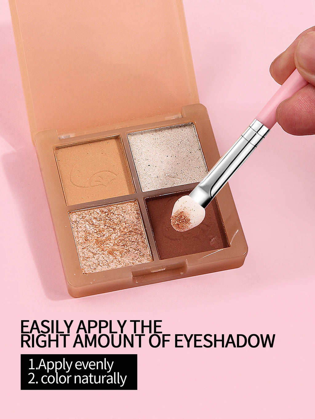 Eyeshadow & Nail Smudge Brush Set | Sponge Applicators Smudge Brush Set QXL