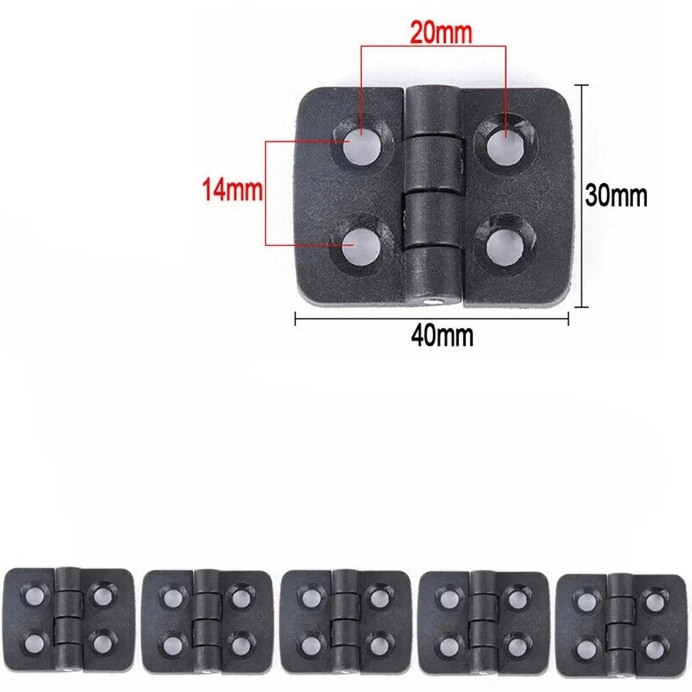 Nylon Plastic Butt Hinges Cabinet & Electric Box – 2 Pack Plastic Butt Hinges QXL
