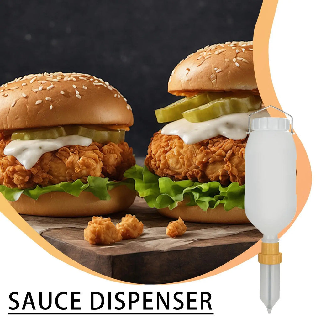 2.5L Hanging Squeeze Sauce Dispenser | Large Capacity Sauce Dispenser QXL