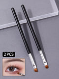 2-Pack Lash Lift & Lamination Detail Brushes | Reusable Lash Lift Brush QXL black