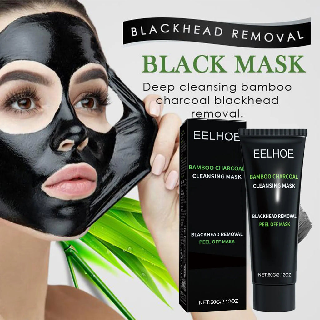 Eelhoe Bamboo Charcoal Peel-Off Mask | Deep Cleanse 60g Peel-Off Face Mask QXL