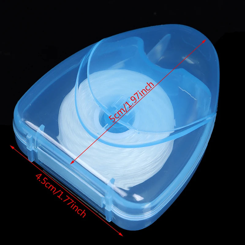 50m Peppermint Dental Floss | Interdental Oral Hygiene Cleaner Dental Floss QXL one size
