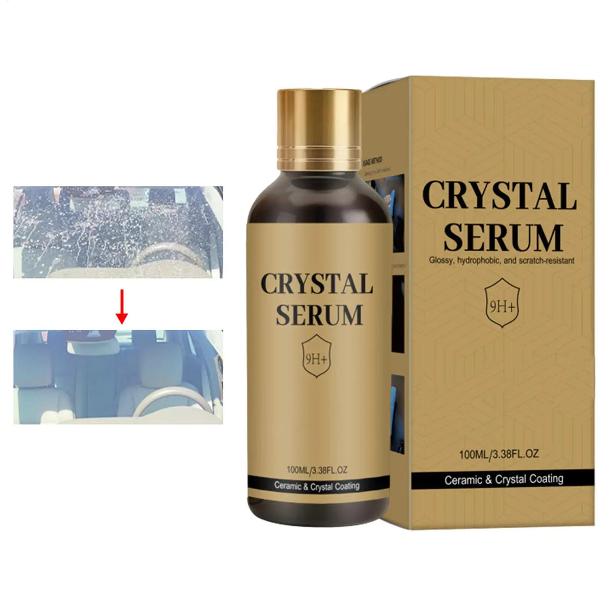 Ceramic Car Coating Kit | Hydrophobic Gloss & Scratch Guard Ceramic Car Coating QXL