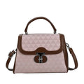 Luxury Leather Diaper Bag | Elegant Vintage Paris Style Leather Diaper Bag QXL Lavender