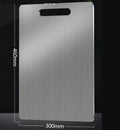304 Stainless Steel Cutting Board | Antibacterial Kitchen Prep Stainless Steel Cutting Board QXL C 46x30 cm-2