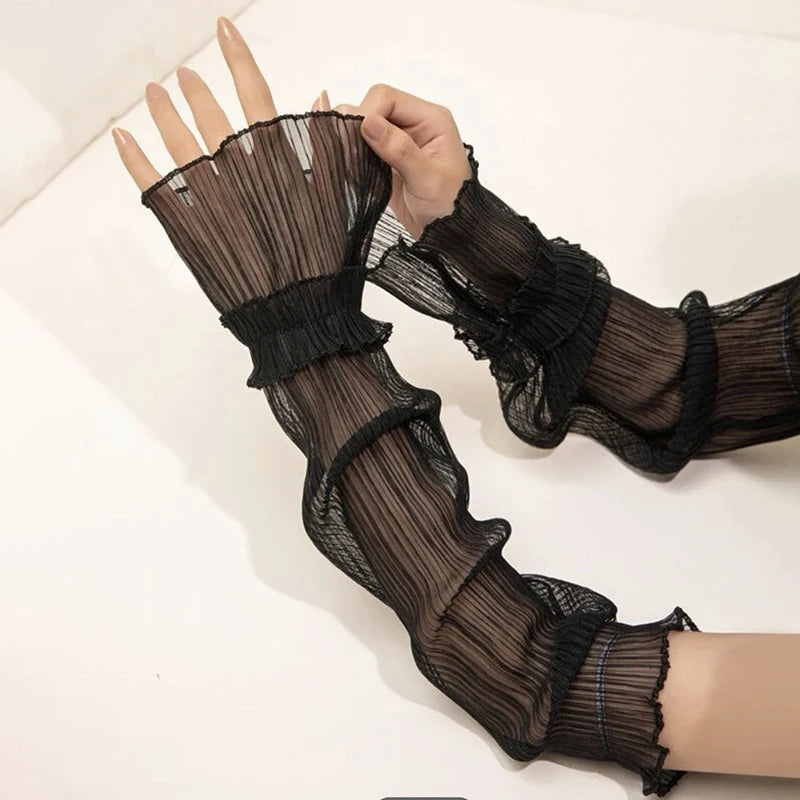 Lace Fake Sleeves Nail Art Photo Props – Decorative Cuffs Nail Art Props QXL