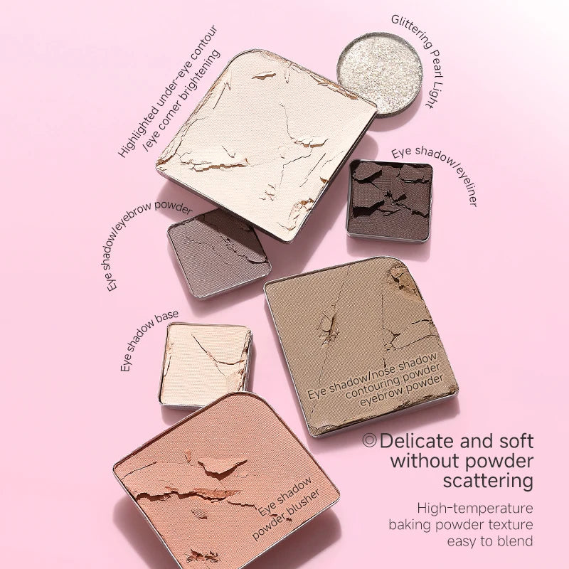 Life Girls 7-Color Blush Palette | Matte Pearl & Gloss Finish Blush Palette QXL