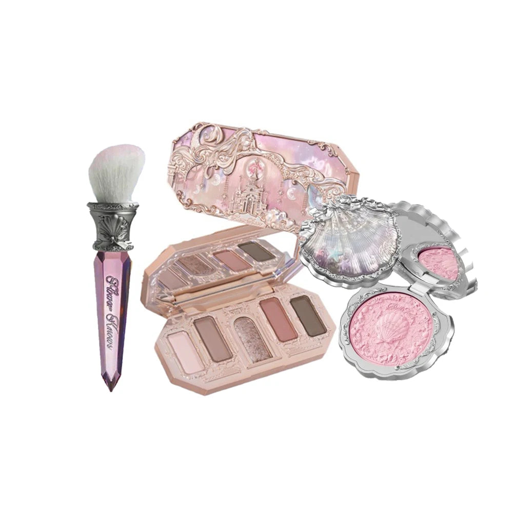 Flower Knows Moonlight Mermaid Glitter Eyeshadow & Blush Set Eyeshadow & Blush Set QXL