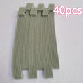 40-Pack Reusable Self-Gripping Cable Management Straps Cable Management Straps QXL grey