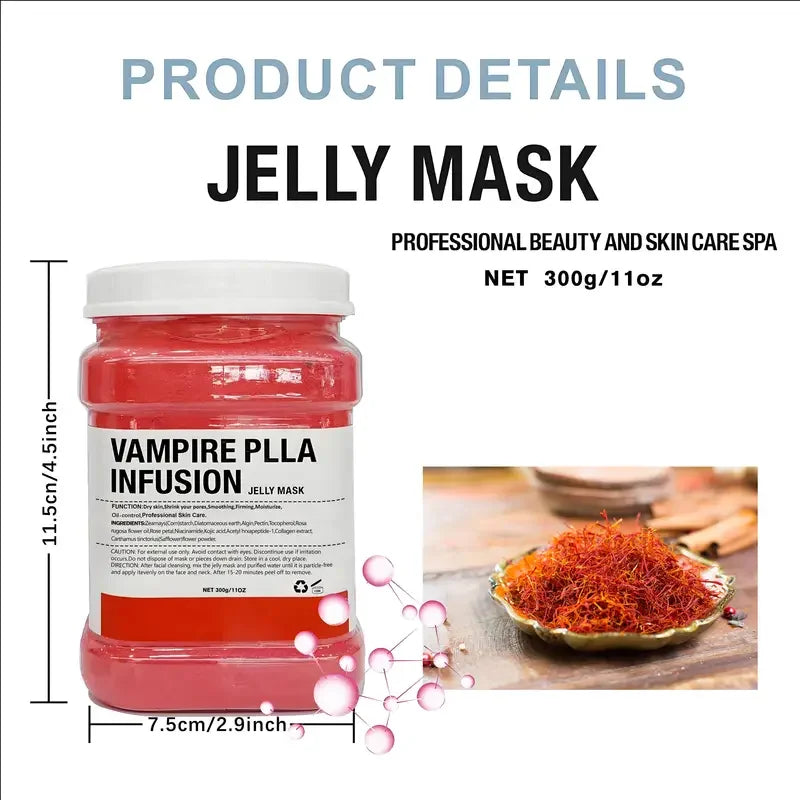 VERONNI 650g Hyaluronic Acid Jelly Mask Powder – All Skin Types Jelly Face Mask QXL