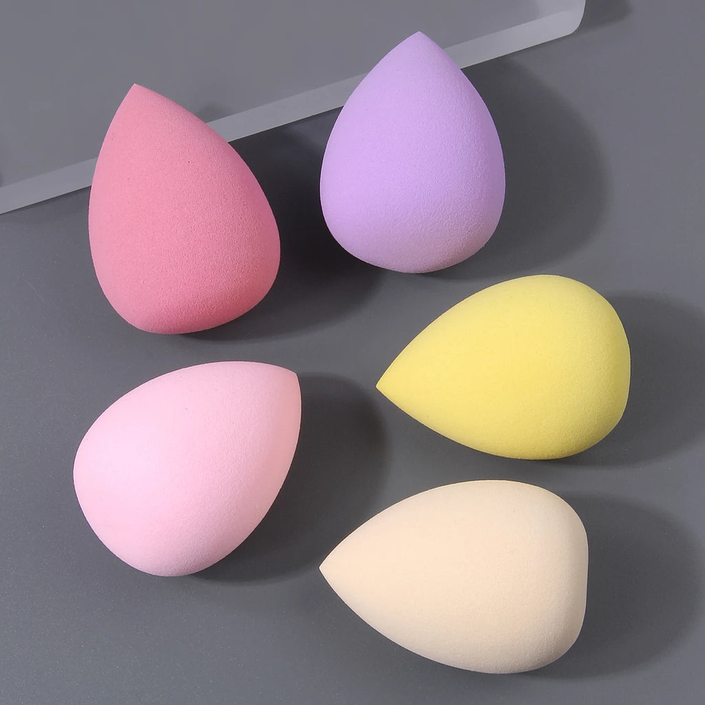 5-Pack Teardrop Makeup Sponges | Foundation Blending Set Makeup Sponge Set QXL