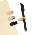 Telescopic Spring Pen Clip for Notepad | 1/3/5 Pack Metal Pen Clip Holder QXL 5pcs