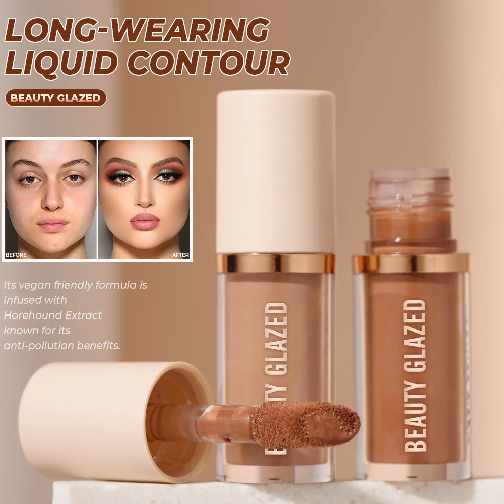 3-Piece Liquid Contour, Highlighter & Blush Makeup Set Liquid Makeup Set QXL