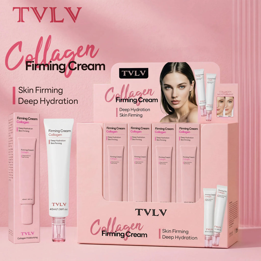 TVLV Collagen Firming Cream | Anti-Aging Deep Hydration 40ml Collagen Face Cream QXL
