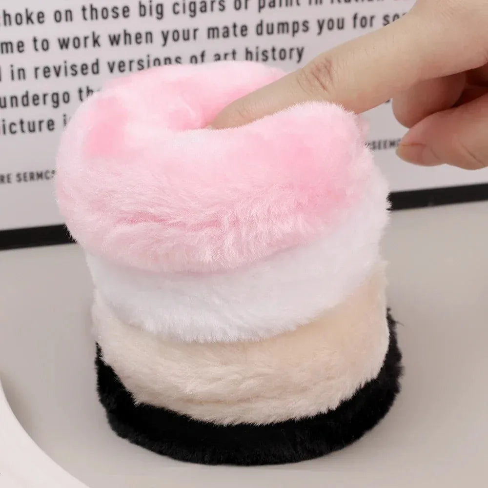 Large Velvet Powder Puff | Washable Face & Body Makeup Tool Velvet Powder Puff QXL