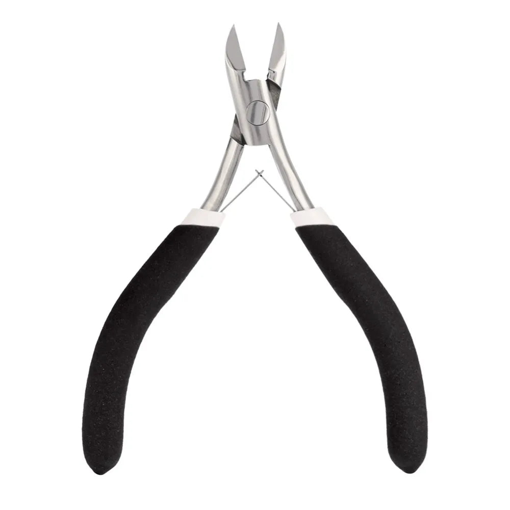 Stainless Steel Cuticle Nipper | Double Spring Nail Trimmer Cuticle Nipper QXL Black