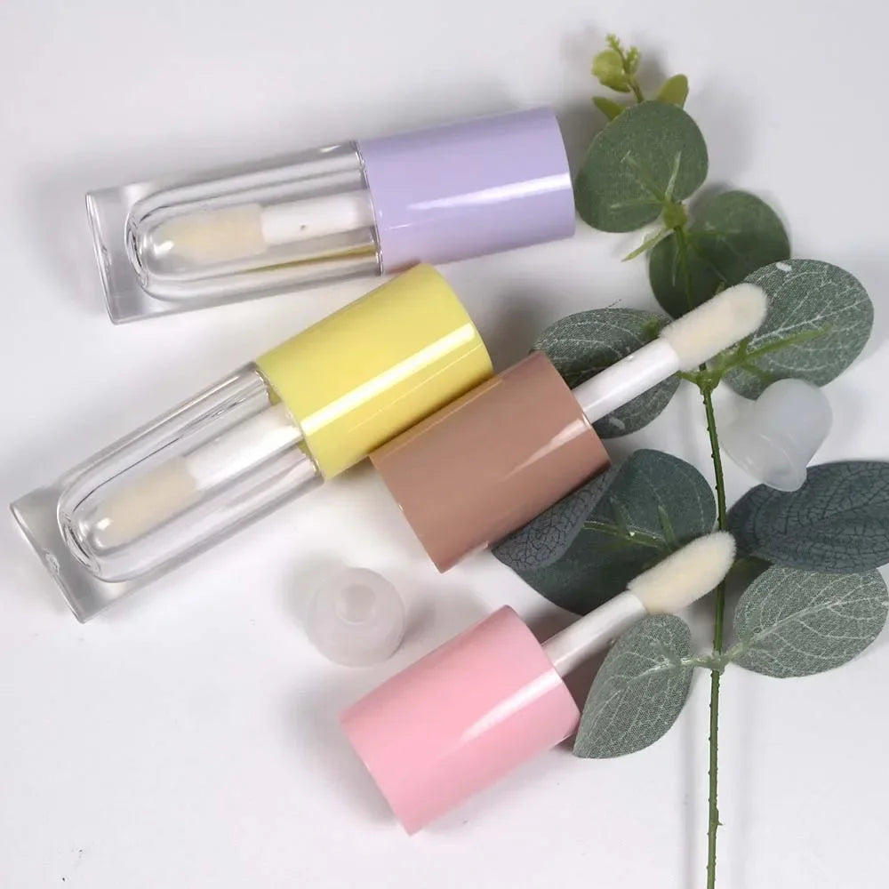 Empty Lip Gloss Tubes 6ml & 10ml | Clear Refillable PETG Bottles Lip Gloss Container QXL