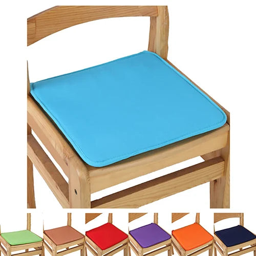 Cotton Blend Chair Seat Cushion 40x40cm | 7 Colors Tie-On Chair Seat Cushion QXL
