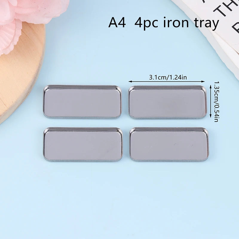 Empty Square Aluminum Eyeshadow Pans for Magnetic Palettes 1-6pc Empty Palette Pans QXL A4