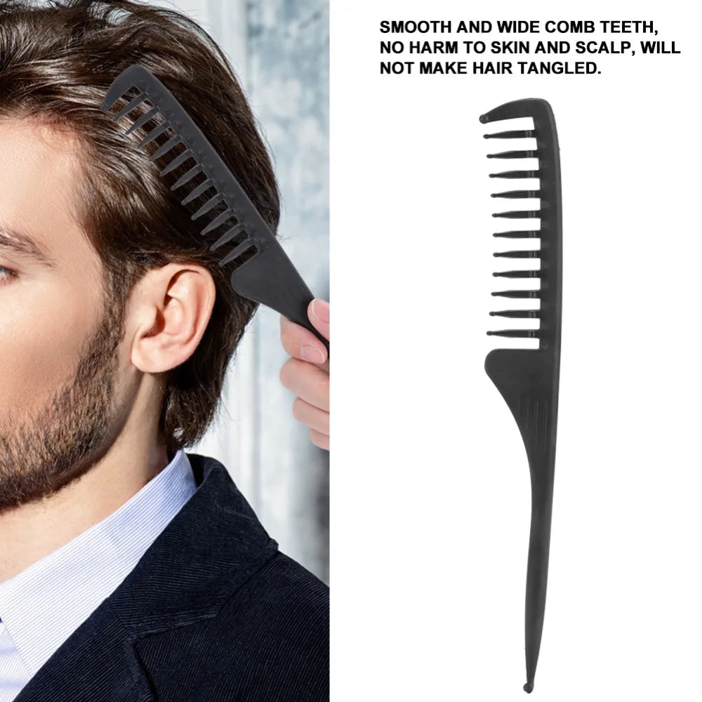 Retro Oil Hair Styling Comb | PP Plastic Salon Comb Hair Styling Comb QXL
