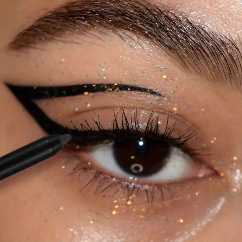 Waterproof Gel Eyeliner Pencil | Black & Brown Matte Long-Lasting Gel Eyeliner Pencil QXL