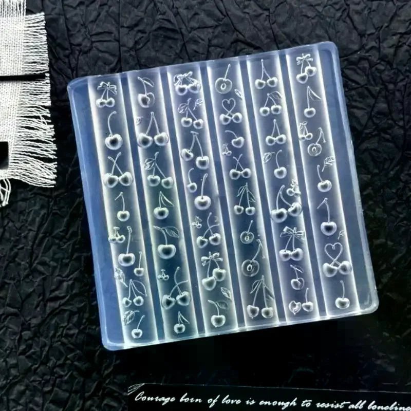 Cherry Silicone Resin Mold – DIY Nail Art & Jewelry Charms Resin Craft Mold QXL