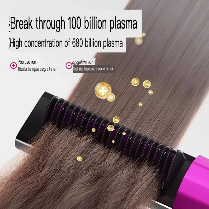 Negative Ion Hair Straightening Comb | Anti-Static Rechargeable Hair Straightening Comb QXL