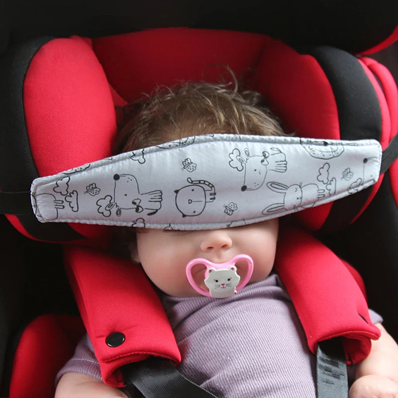 Baby Head Support Pillow & Adjustable Stroller Safety Belt Baby Head Support Pillow QXL