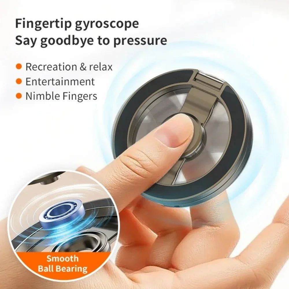 Foldable 360° Magnetic Phone Holder Finger Grip & Car Stand Phone Holder Stand QXL