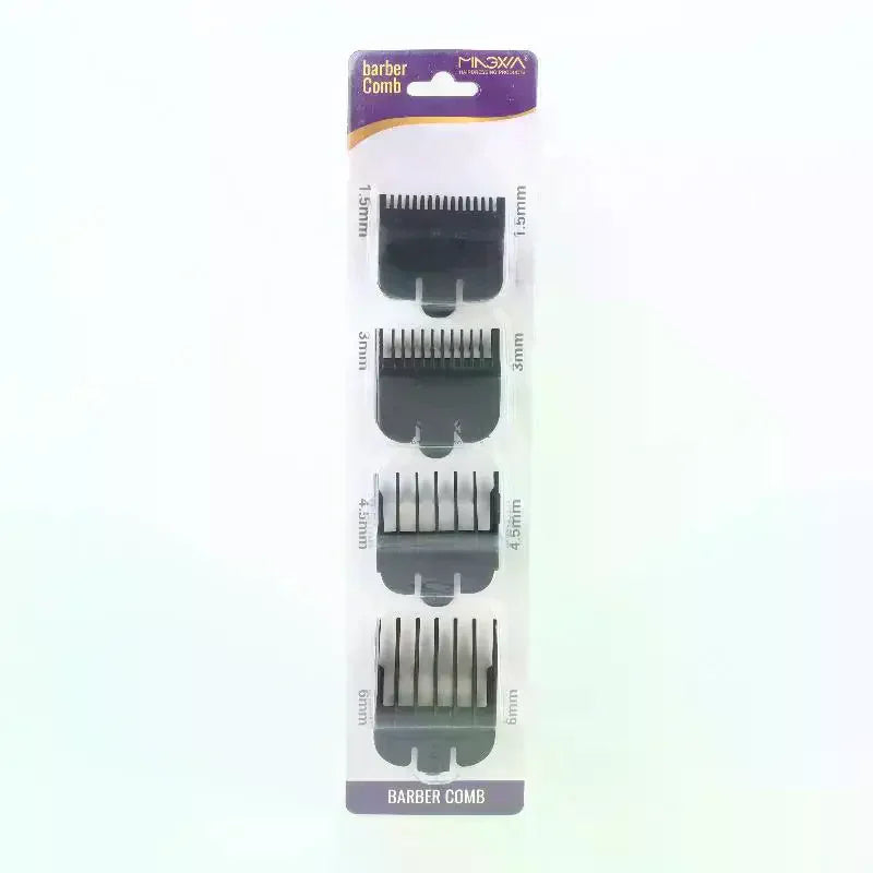 Hair Clipper Guard Combs 1.5–6mm | Universal Fit, 1–4 Pcs Clipper Guard Combs QXL